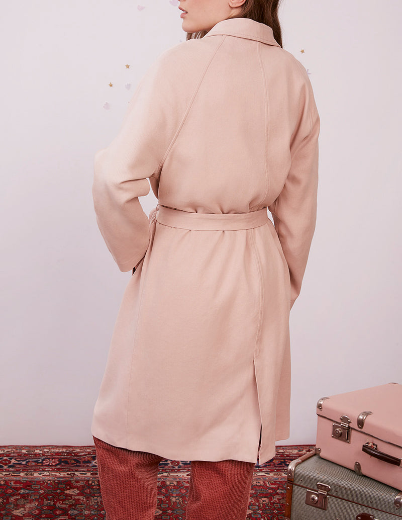 Gabardina Noah - Beige Rosa