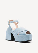 Nodaleto - Sandales - Blue Washed Medium - Femme