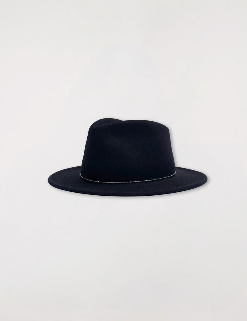 Chapeau Feutre Noe Silver - Black