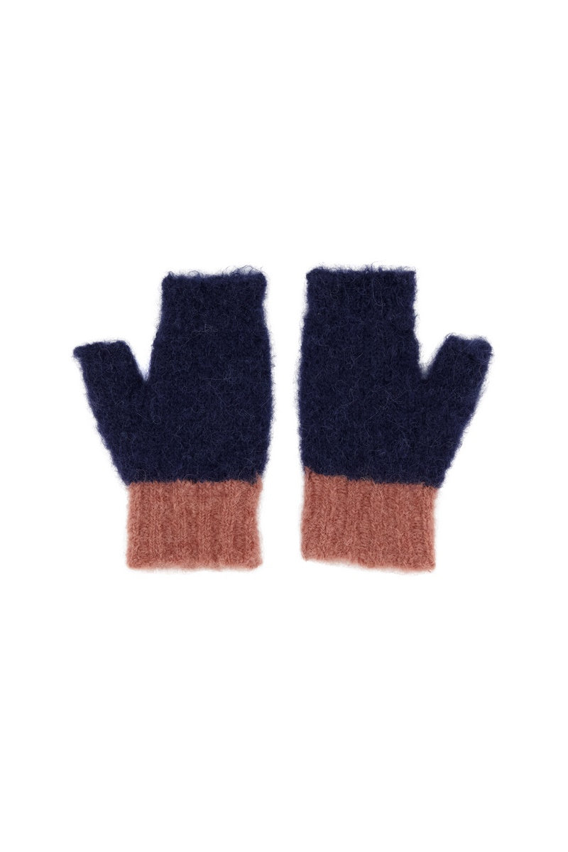 Noella Mix mittens - Navy