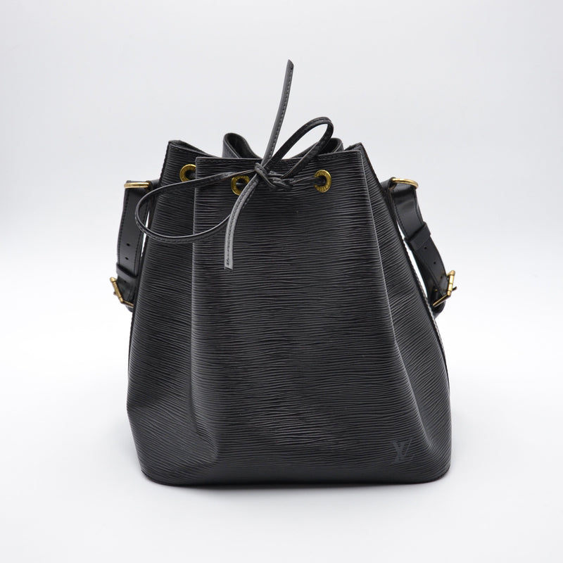 Noé Mm Cuir Épi Noir