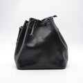 Louis Vuitton Noé Medium Model Black Épi Leather