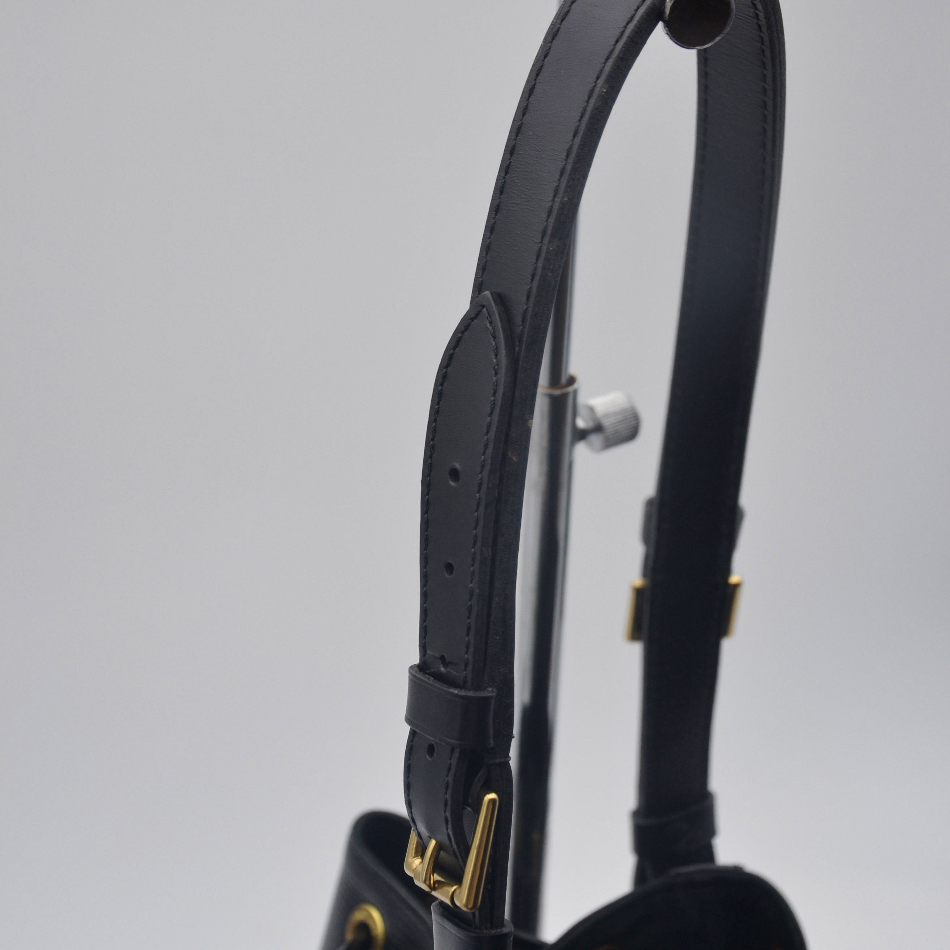 Louis Vuitton Noé Medium Model Black Épi Leather