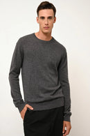 Pull Col Rond - Noe - Anthracite Chiné