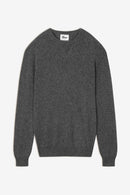 Pull Col Rond - Noe - Anthracite Chiné