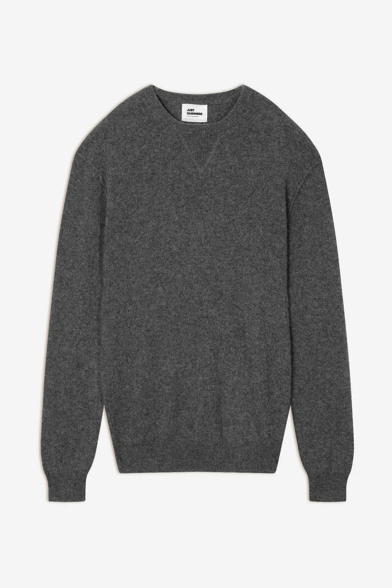 Pull Col Rond - Noe - Anthracite Chiné