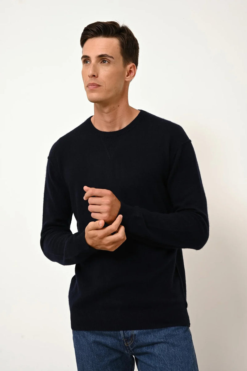 Jersey Cuello Redondo - Noe - Azul Marino