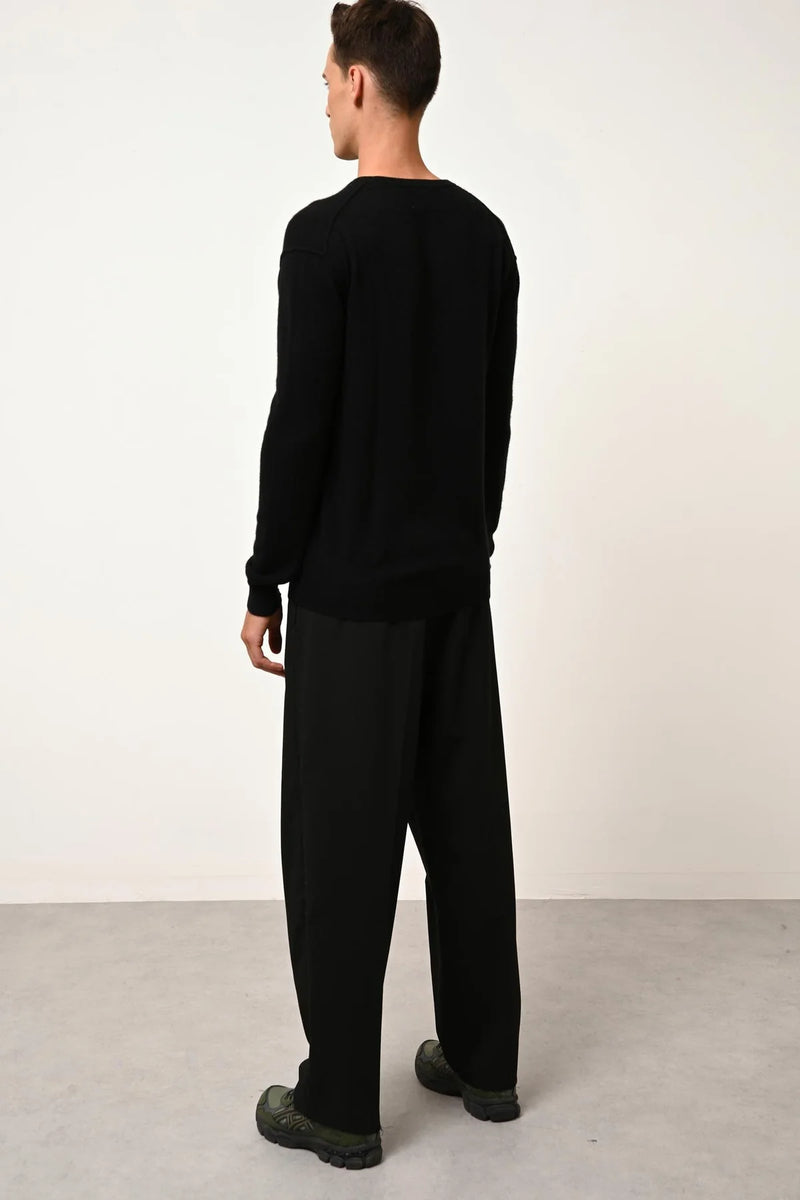 Pull Col Rond - Noe - Noir