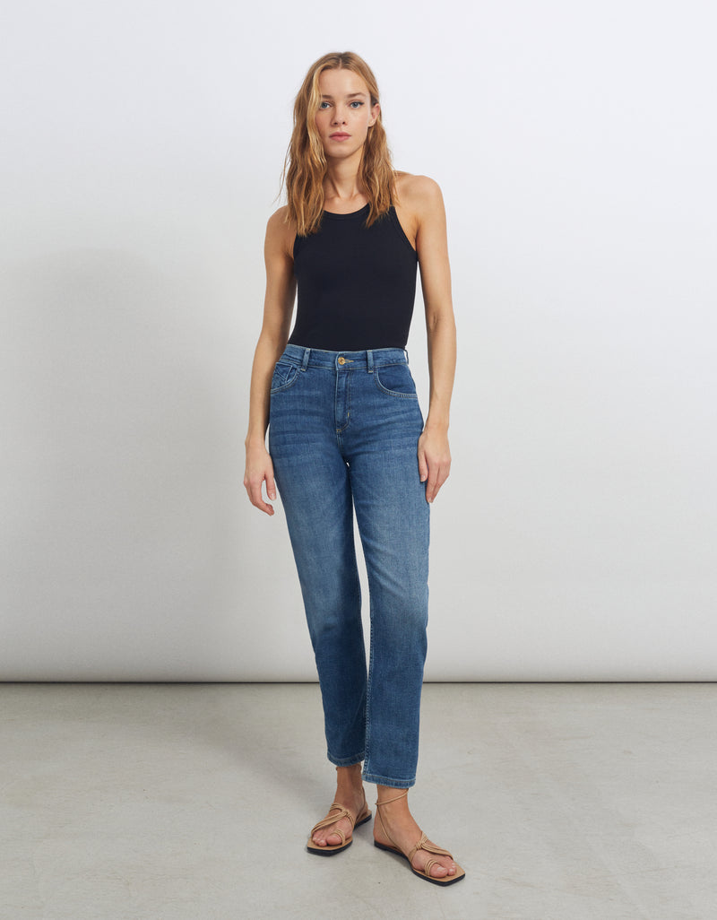 Reiko - Tapered Nola Jeans - Denim B-252 - Woman