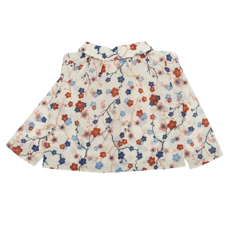 BLUSA NOLAN DE ALGODÓN FLOR DE CEREZO OMIBIA - Selección Omibia disponible en www.amaetc.com, concept store eco-friendly para niños