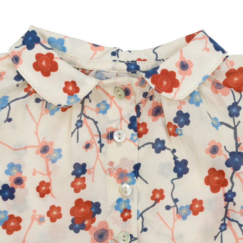 BLUSA NOLAN DE ALGODÓN FLOR DE CEREZO OMIBIA - Selección Omibia disponible en www.amaetc.com, concept store eco-friendly para niños