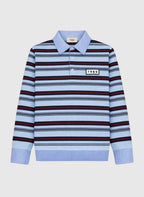 Polo Manches Longues Noni Ciel