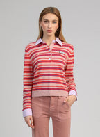 Polo Manches Longues Noni Poudre