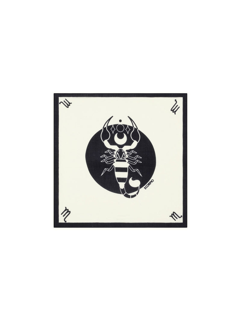 Authentic Cashmere - Foulard Astro Scorpion Haparanda - White - 100% Cachemire - Mixte