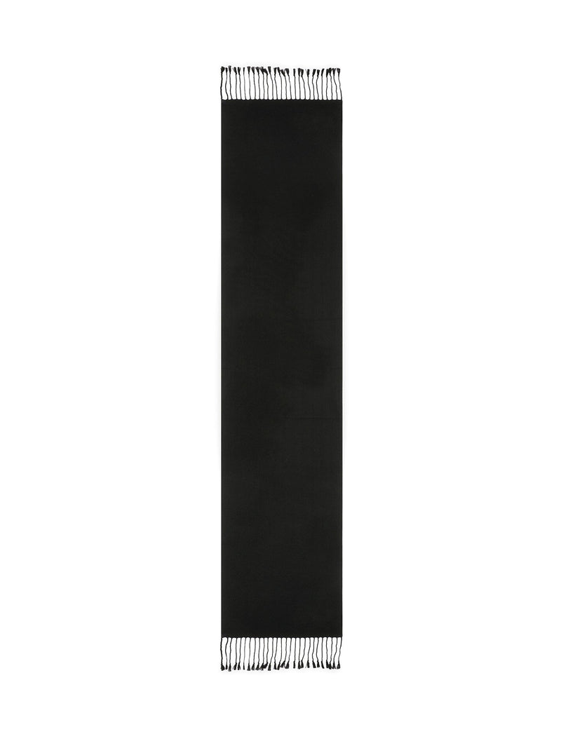 Echarpe Tissé Cordoba 170 X 35 Cm - Black - 100% Cachemire - Mixte