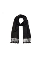 Cordoba Woven Scarf 170 X 35 Cm - Black - 100% Cashmere - Unisex