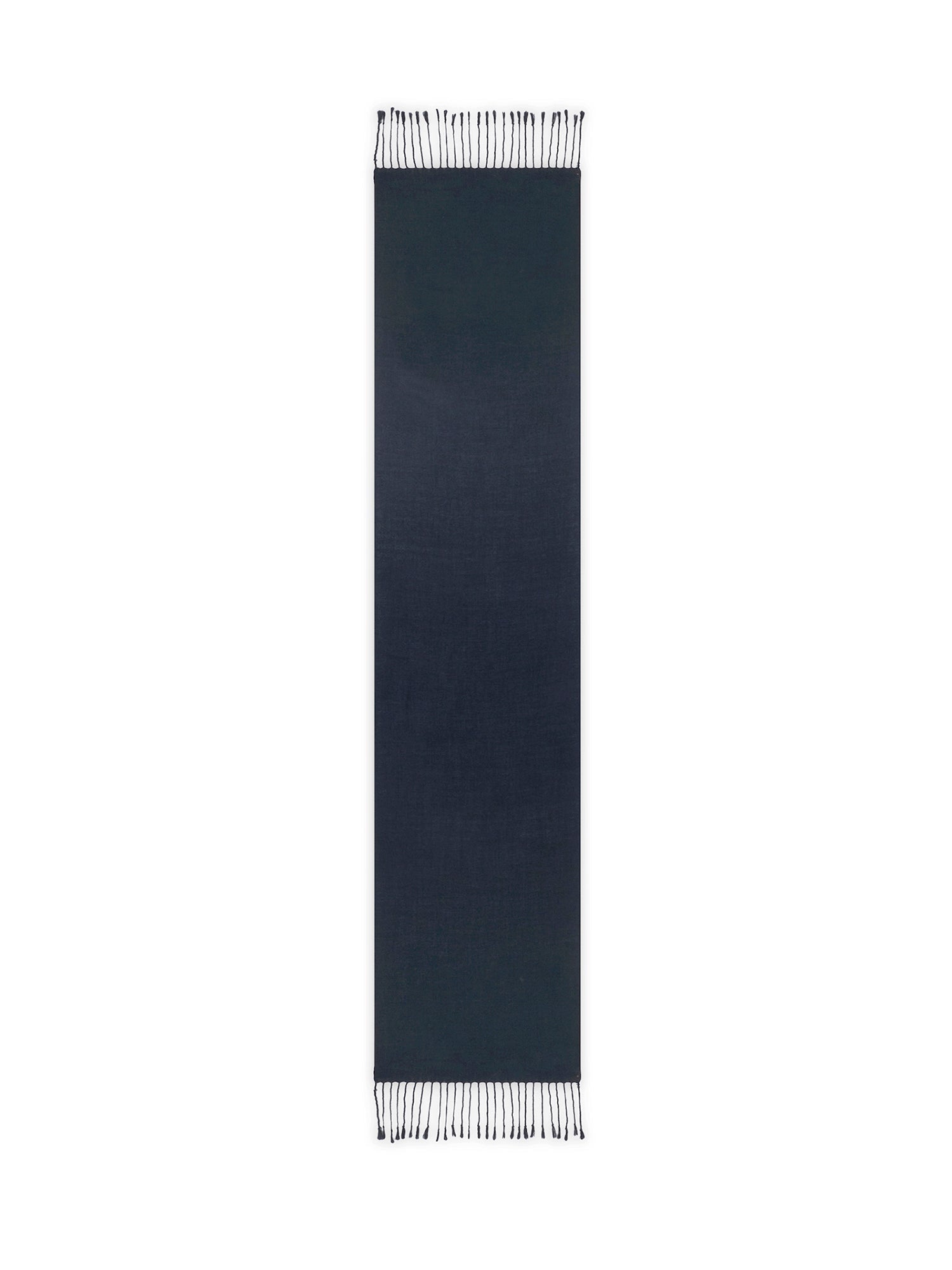 Echarpe Tissé Canela 170 X 35 Cm - Navy - 100% Cachemire - Mixte