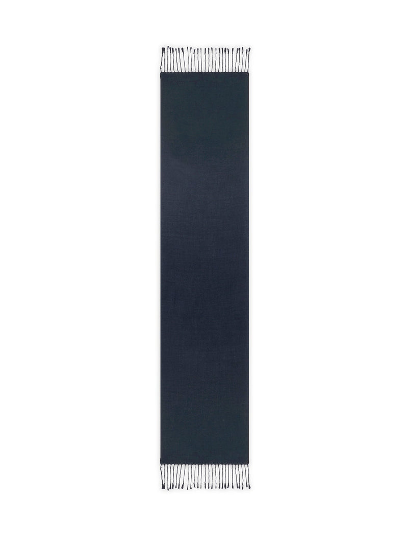 Echarpe Tissé Canela 170 X 35 Cm - Navy - 100% Cachemire - Mixte