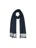 Echarpe Tissé Canela 170 X 35 Cm - Navy - 100% Cachemire - Mixte