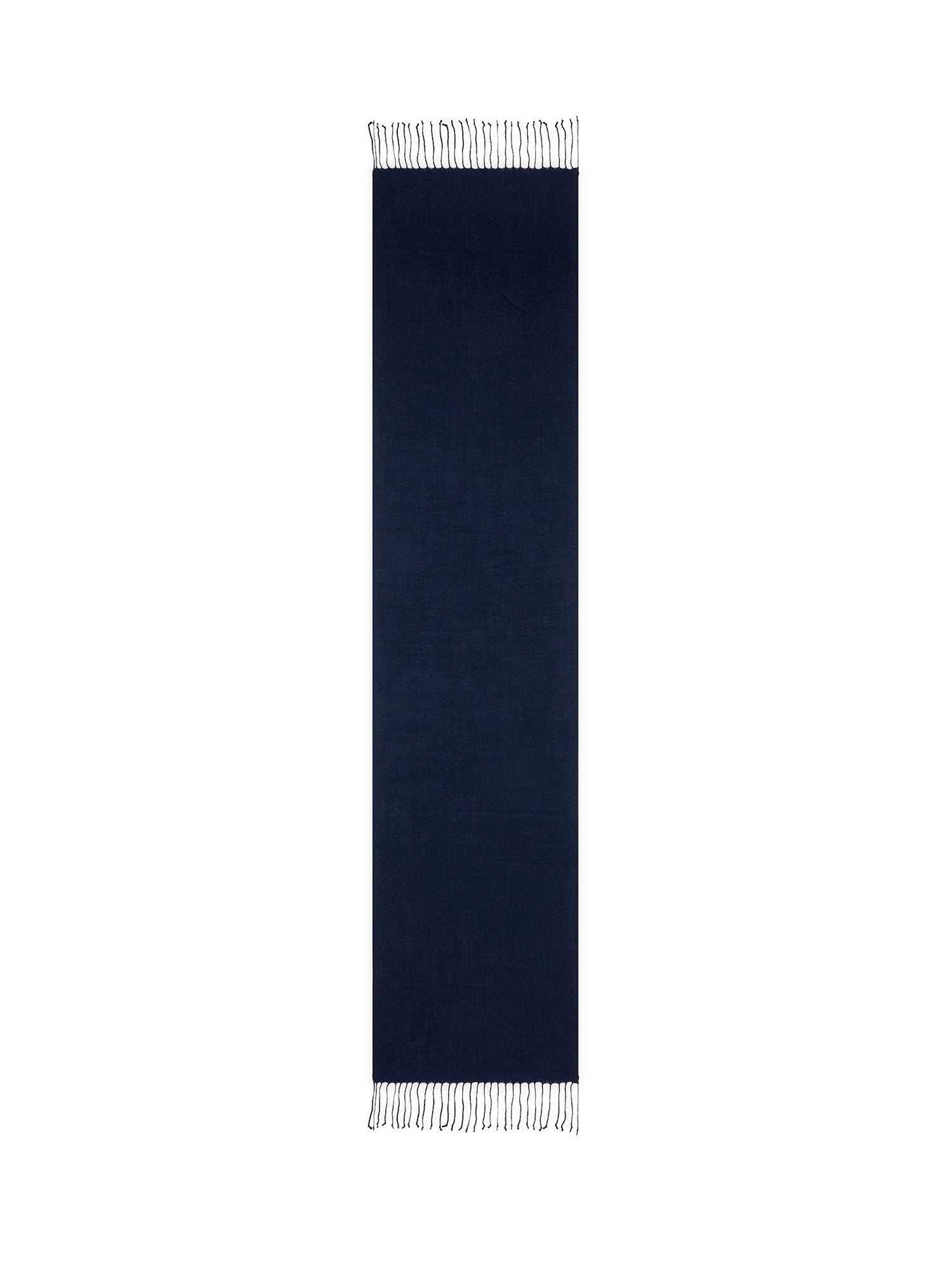 Tissé Canela Woven Scarf 170 X 35 cm - Blue - 100% Cashmere - Unisex