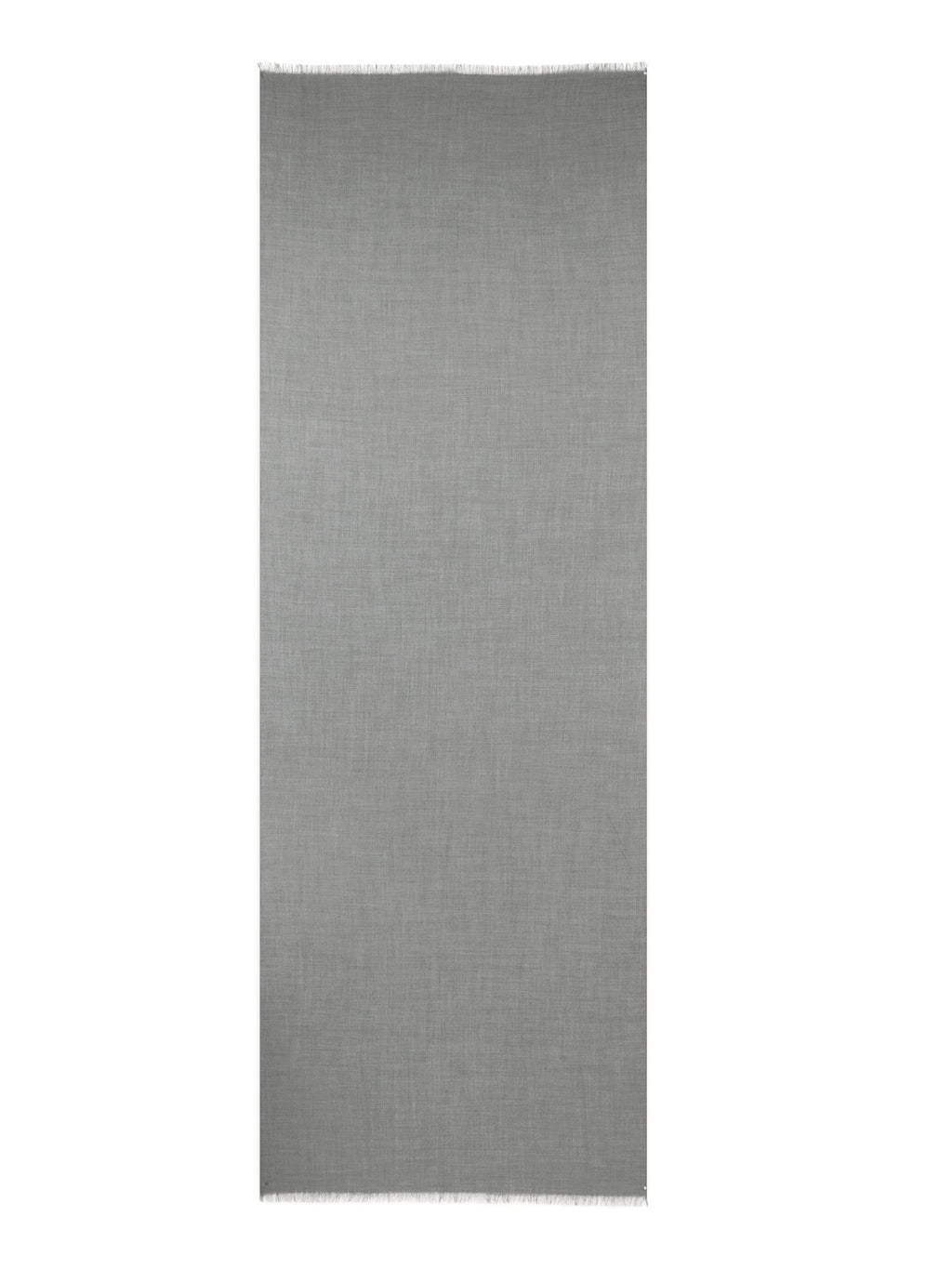 Cacupe Woven Stole 210 X 75 Cm - Gray - 100% Cashmere - Mixed