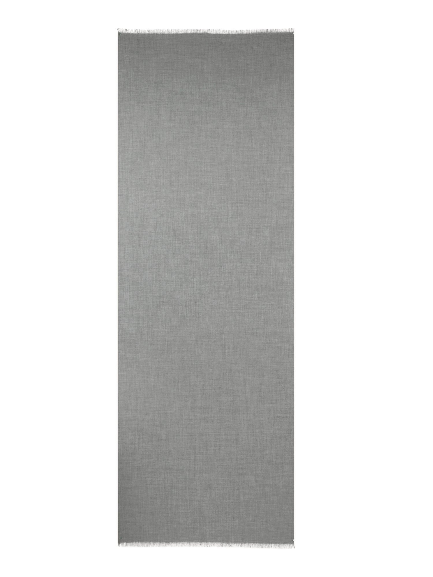 Cacupe Woven Stole 210 X 75 Cm - Gray - 100% Cashmere - Mixed