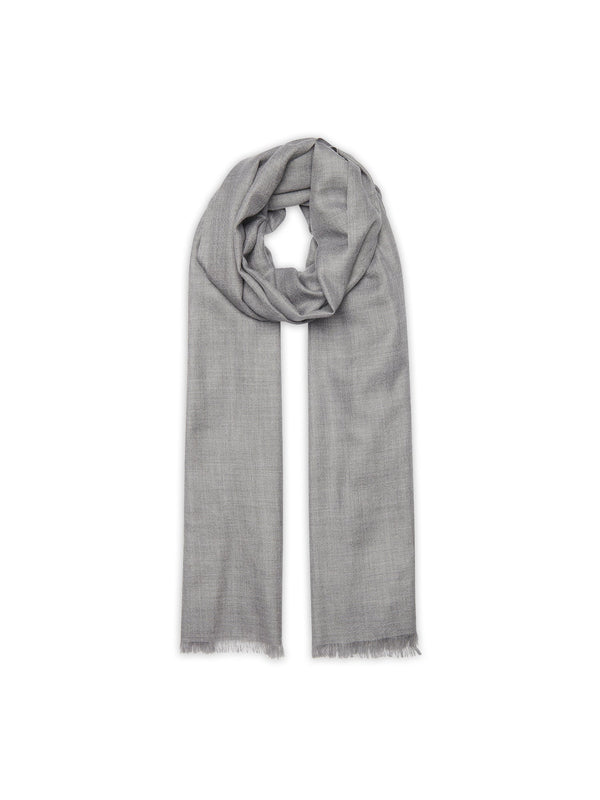 Etole Tissé Cacupe 210 X 75 Cm - Grey - 100% Cachemire - Mixte