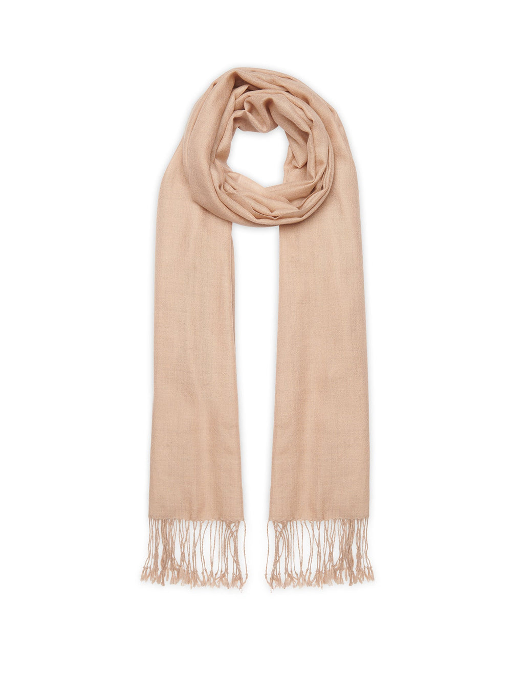 Authentic Cashmere - Liviero Woven Stole 210 X 75 Cm - Old Pink - 100% Cashmere - Unisex