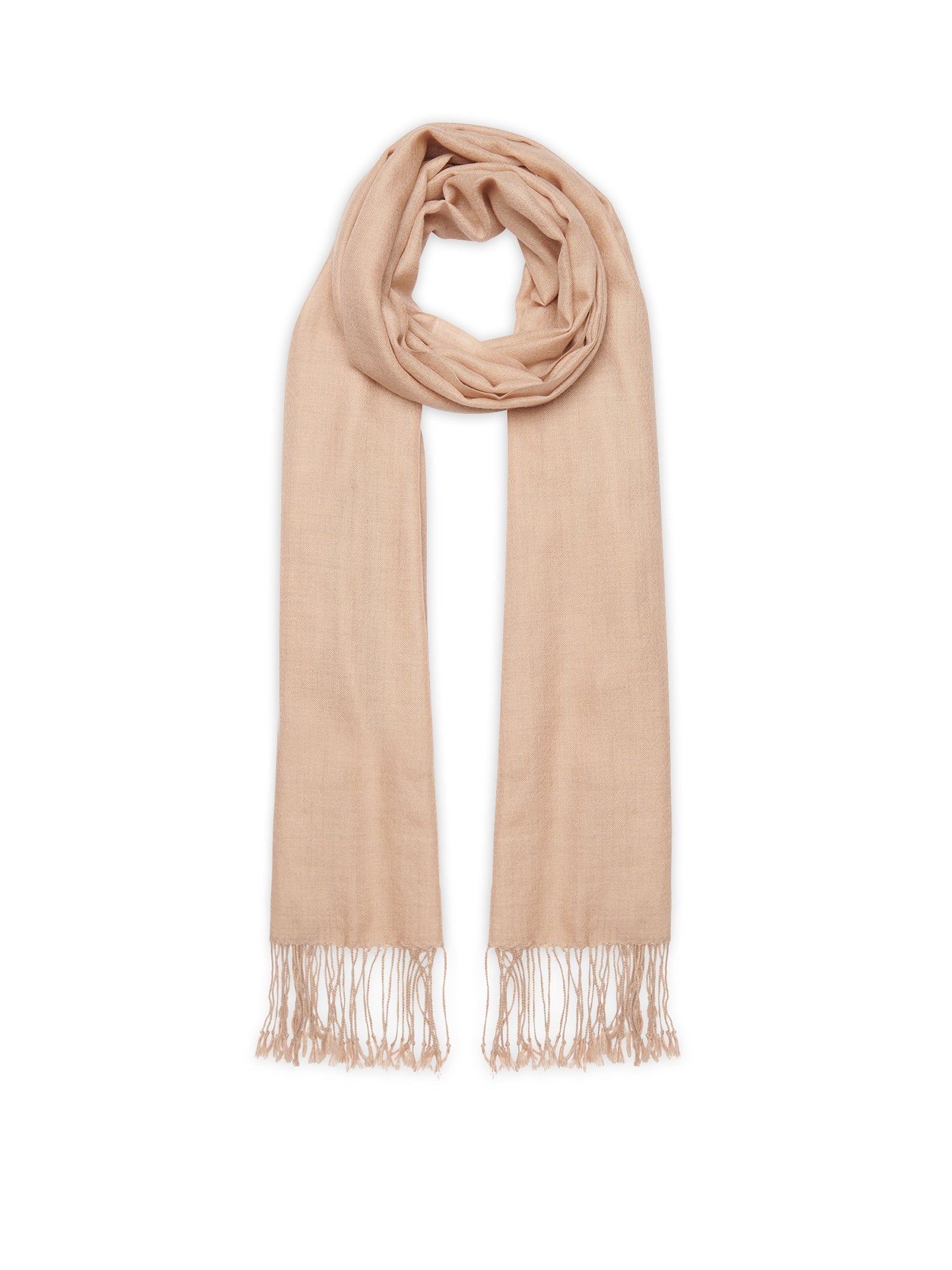 Authentic Cashmere - Liviero Woven Stole 210 X 75 Cm - Old Pink - 100% Cashmere - Unisex