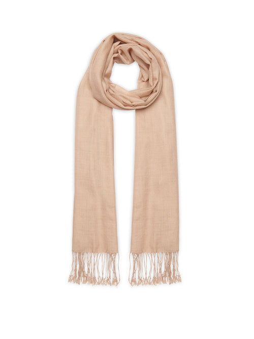 Authentic Cashmere - Etole Tissé Liviero 210 X 75 Cm - Old Pink - 100% Cachemire - Mixte