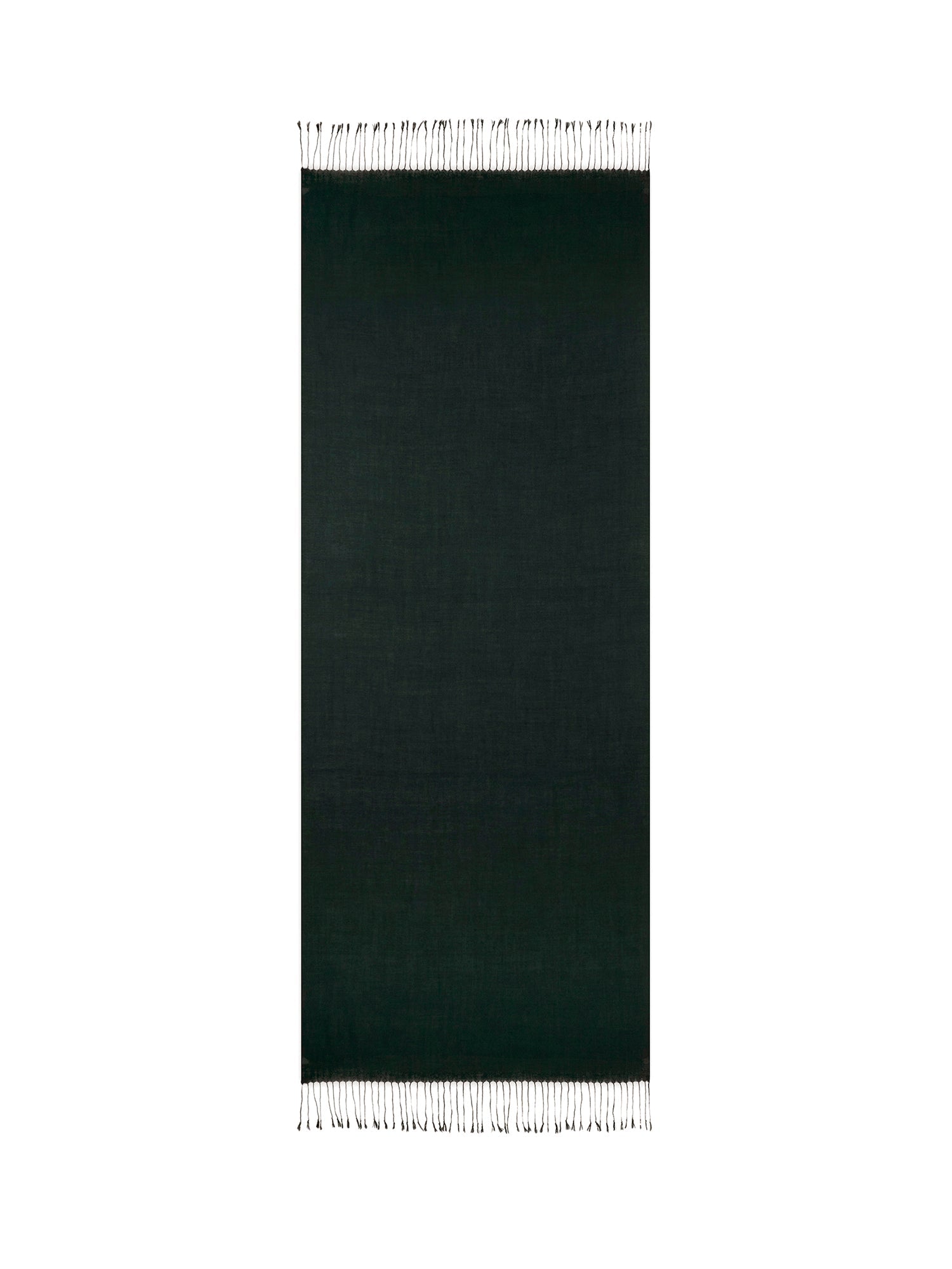 Etole Tissé Liviero 210 X 75 Cm - Dark Green - 100% Cachemire - Mixte