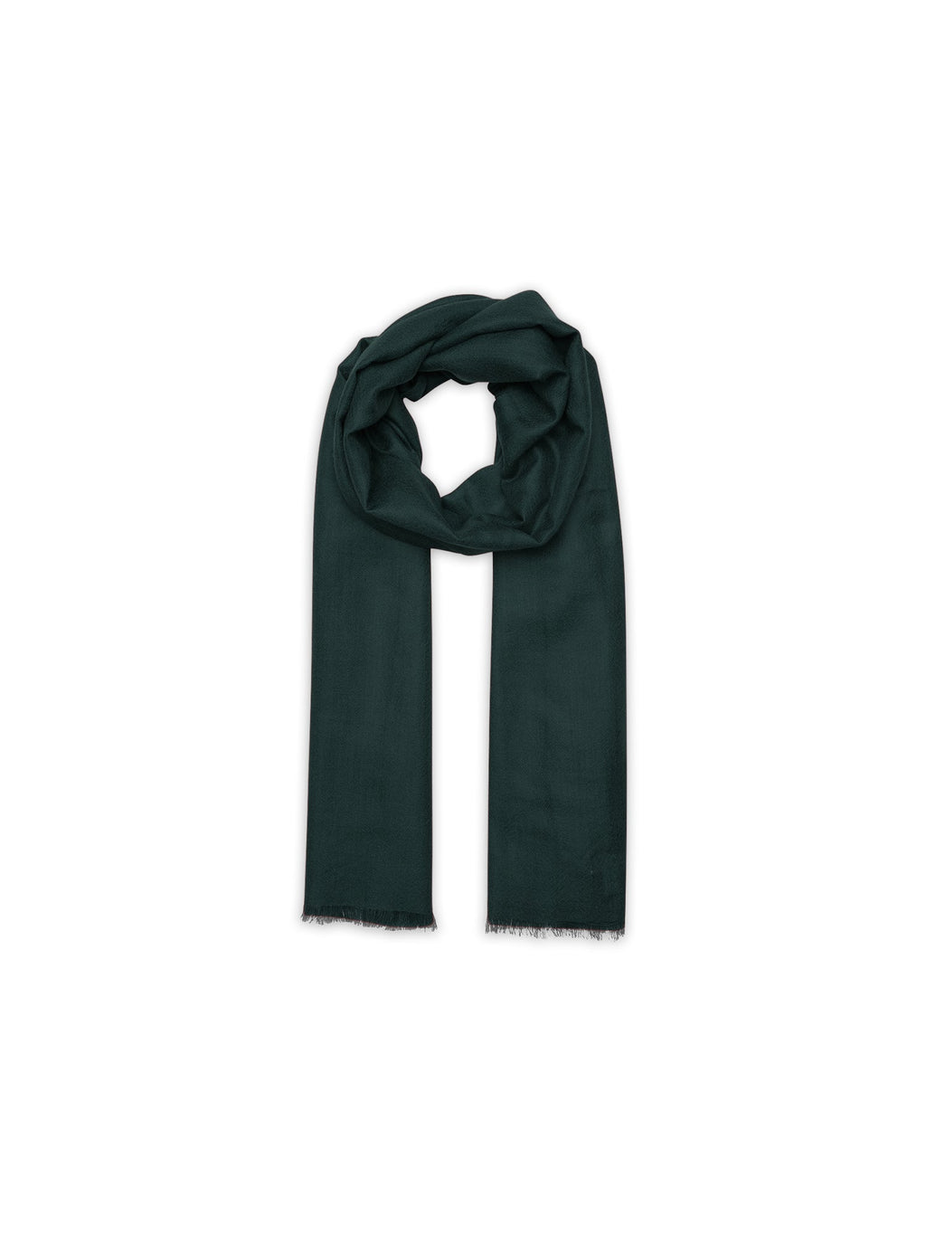 Etole Tissé Liviero 210 X 75 Cm - Dark Green - 100% Cachemire - Mixte