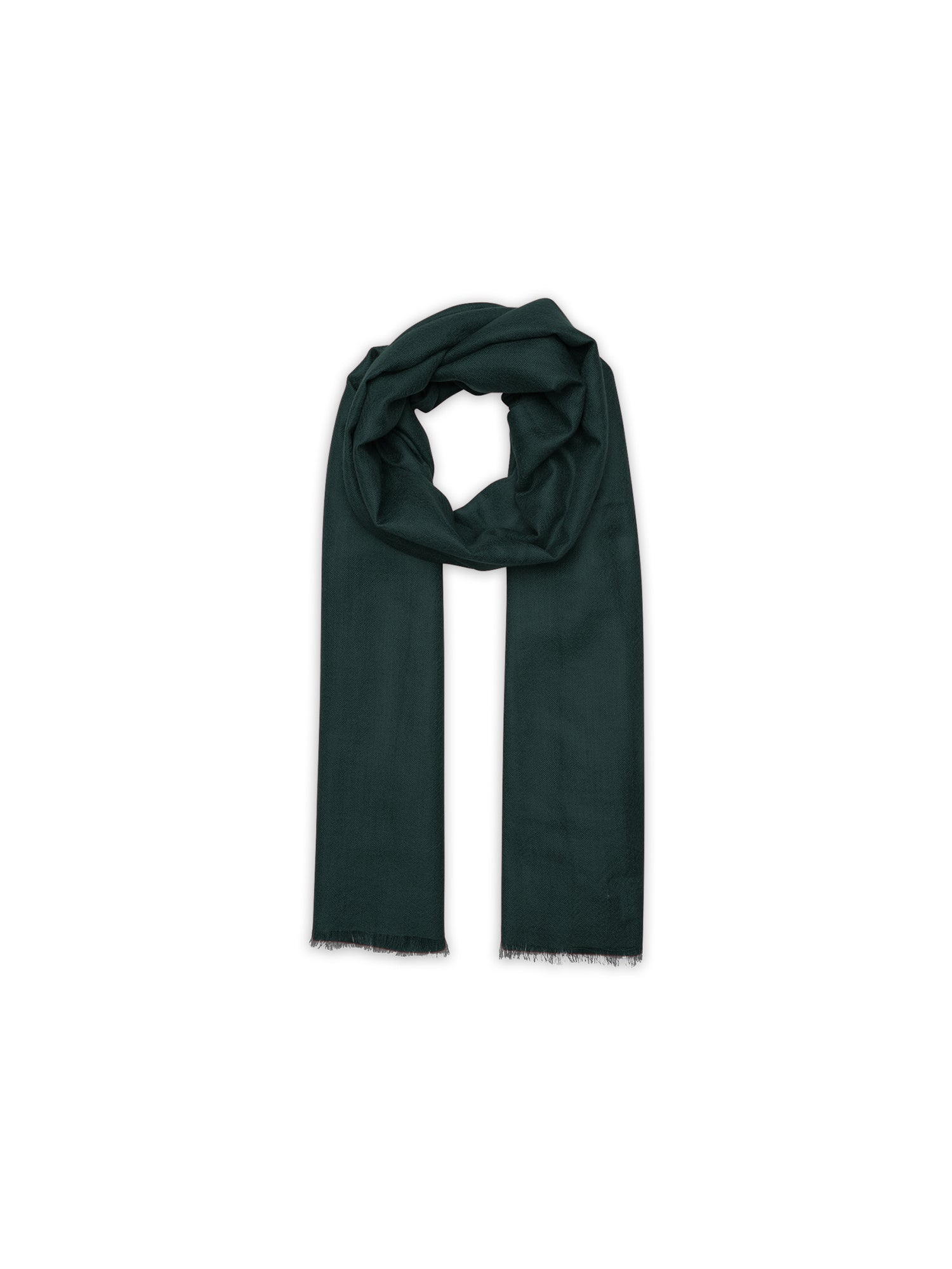 Etole Tissé Liviero 210 X 75 Cm - Dark Green - 100% Cachemire - Mixte