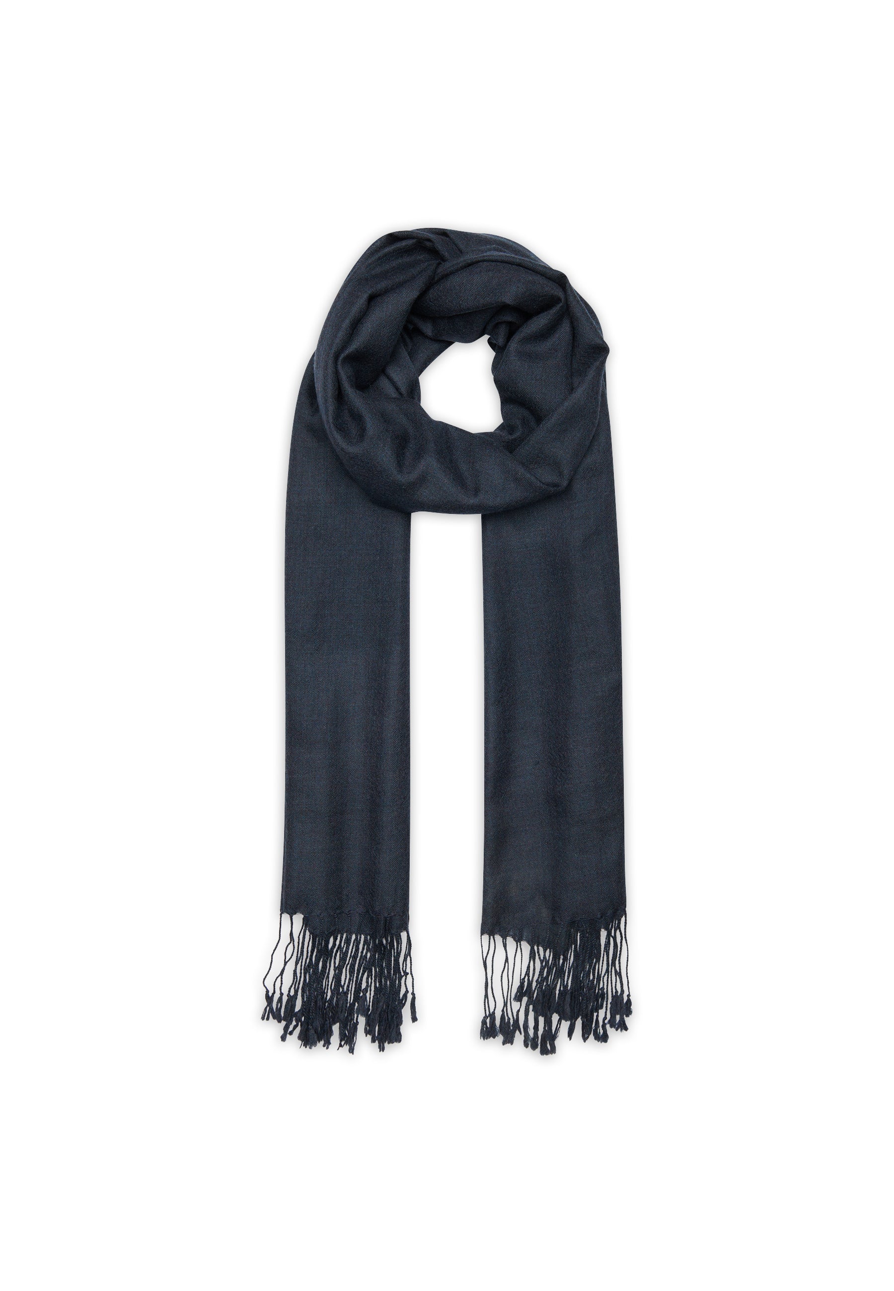 Étole 210X75 Liviero - 100% Cachemire 2 Fils - Navy - Mixte