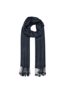 Estola 210X75 Liviero - 100% Cashmere 2 Hilos - Marino - Mixto