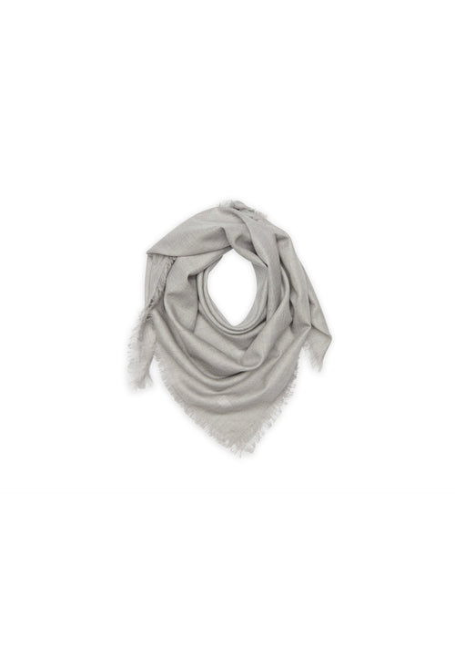 Bandana 90X90 Alcala - 100% Voile Cashmere - Gris - Mixto