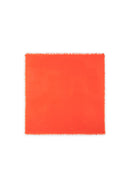 Alquezar Bandana 90X90 - Voile 100% Cashmere - Naranja - Mixto