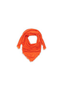 Alquezar Bandana 90X90 - Voile 100% Cashmere - Naranja - Mixto