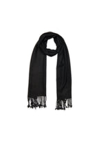 Woven Scarf 170X35 Cm - 100% Cashmere - Black - Unisex Accessories