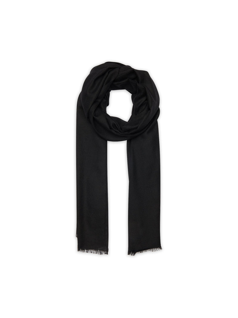 Etole Tissé Cacupe 210 X 75Cm - Black - 100% Cachemire - Mixte