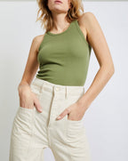 Nora Highwaist Trouser - Ecru - Women