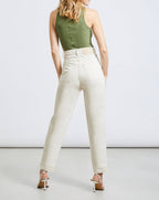 Nora Highwaist Trouser - Ecru - Women