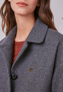 Abrigo Nora - Gris oscuro