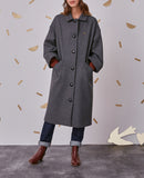 Abrigo Nora - Gris oscuro