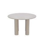 Nori - Round Dining Table - Lacquered - Beige