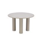 Nori - Round Dining Table - Lacquered - Beige