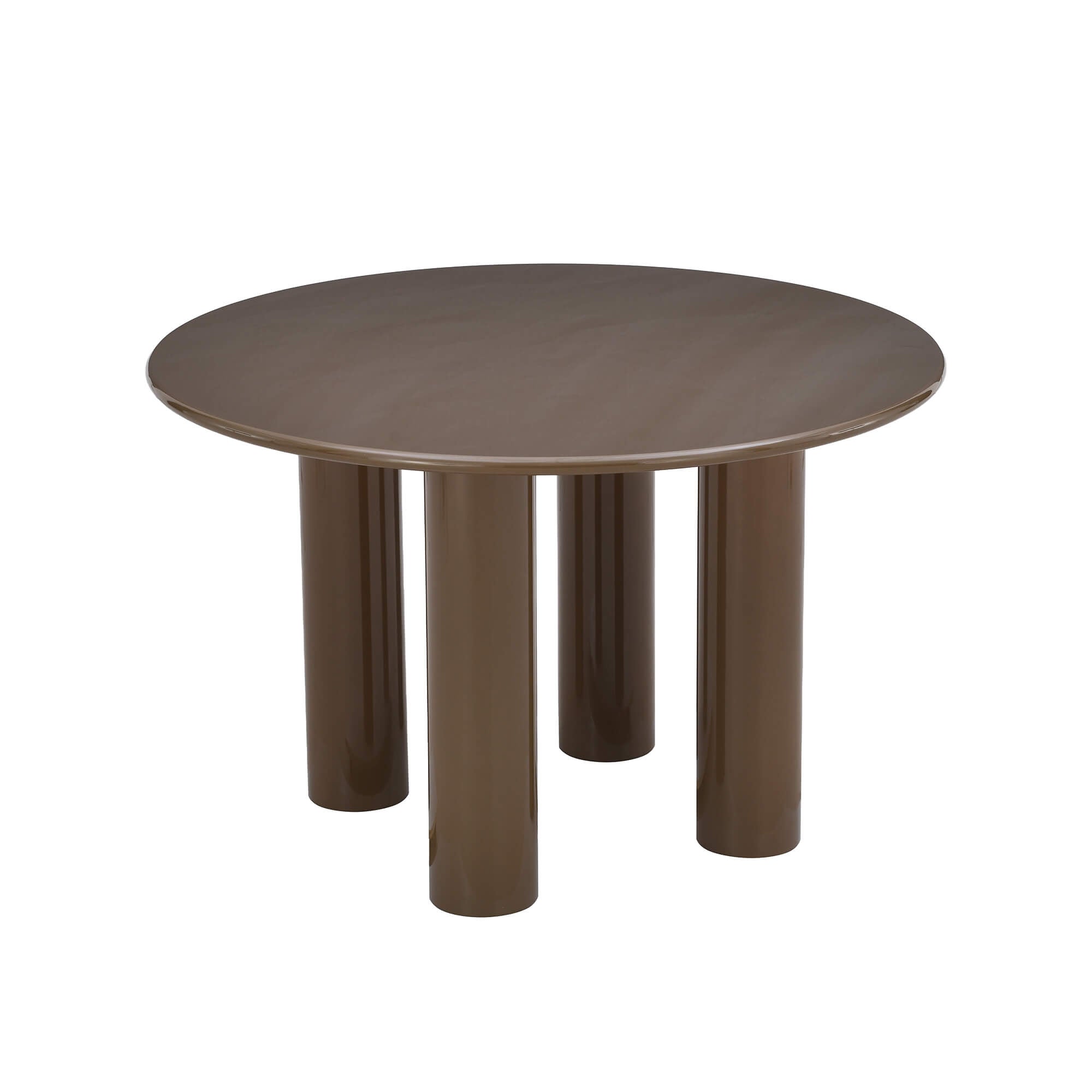 Nori - Table De Séjour Ronde - Laqué - Vert