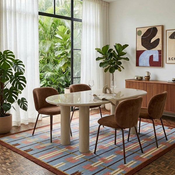 Nori - Dining Table - Lacquered - Beige