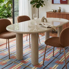 Nori - Dining Table - Lacquered - Beige