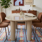 Nori - Dining Table - Lacquered - Beige